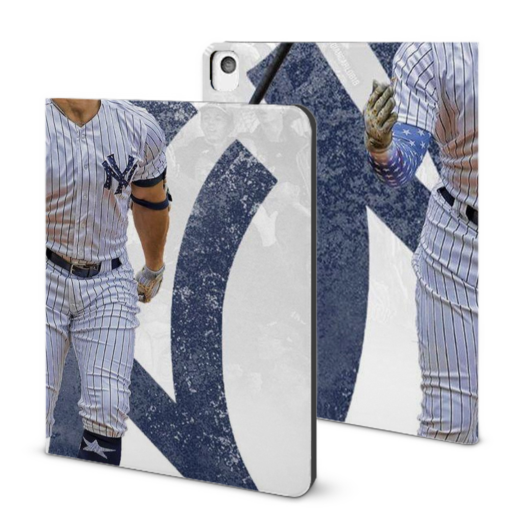 Giancarlo Stanton 15 IPad Book-Style Case With Pencil Slot – Slim PU & TPU Cover – Full Protection, Precise Fit, Water & Scratch Resistant